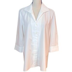 Hinson Wu Betty White Cotton Shirt Sz-14